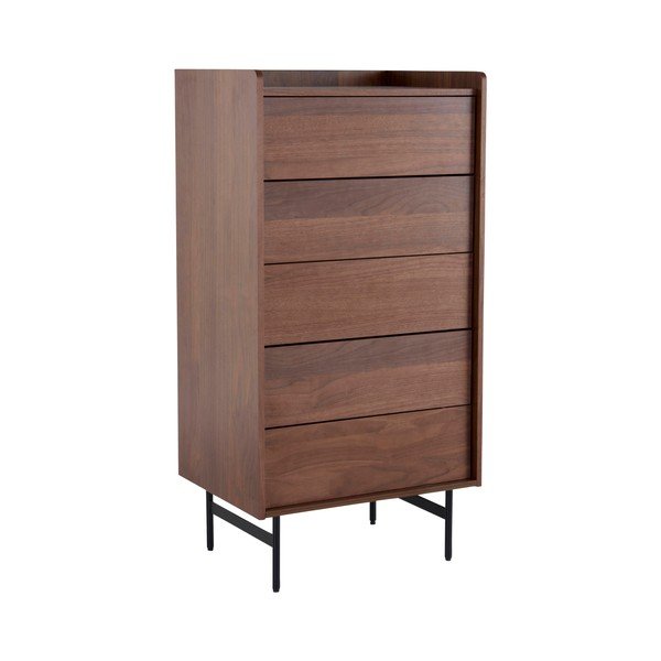 Komoda v dekore orecha v tmavo prírodnej farbe 60x118,5x45 cm Örgryte – Jotex
