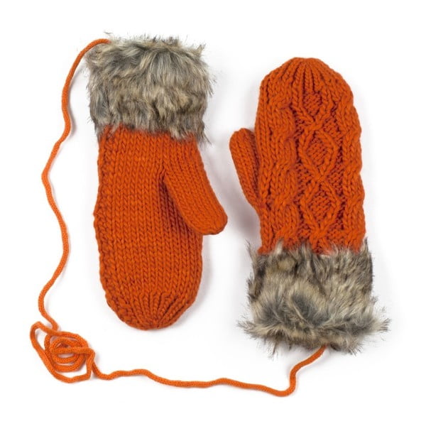 Oranžové rukavice Dolores