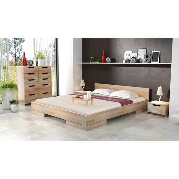 Nočný stolík z bukového dreva so zásuvkou SKANDICA Spectrum-image-4