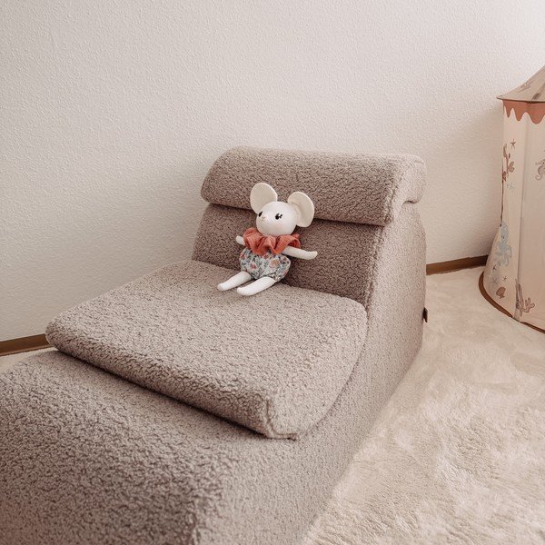 Béžové menčestrové detské kresielko Wave – Meowbaby-image-1