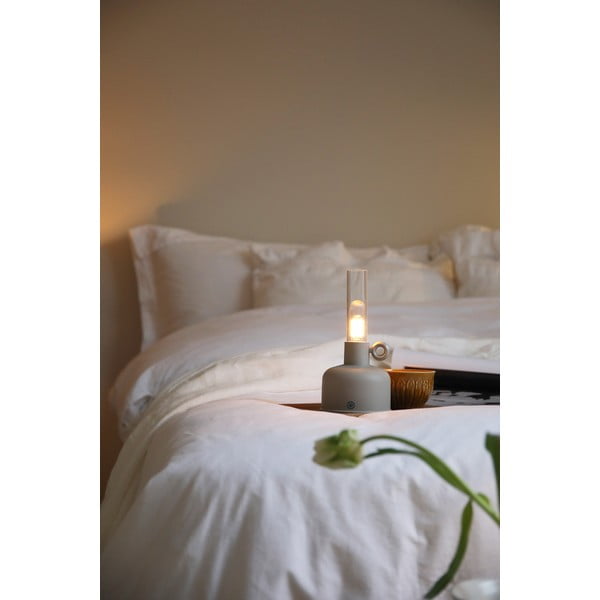 LED stolová lampa sivobéžová (výška 22 cm) Astrid – Markslöjd-image-1