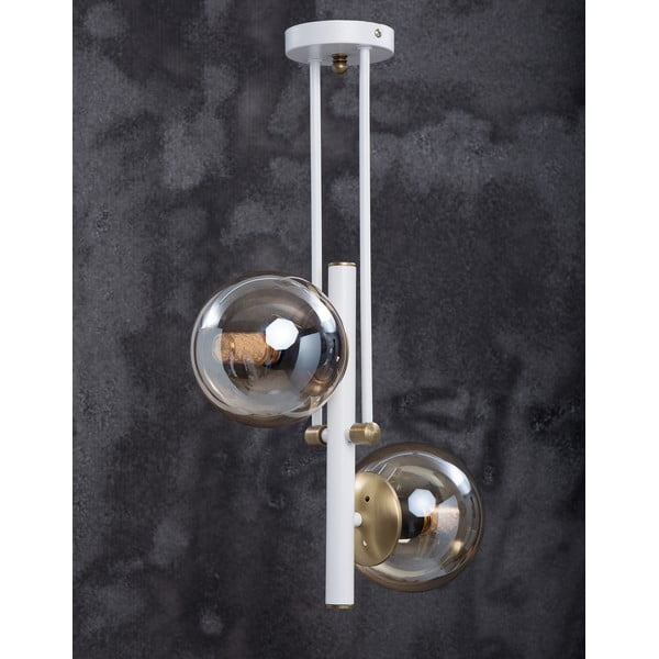 Závesné svietidlo so skleneným tienidlom ø 15 cm Libra – Squid Lighting-image-3