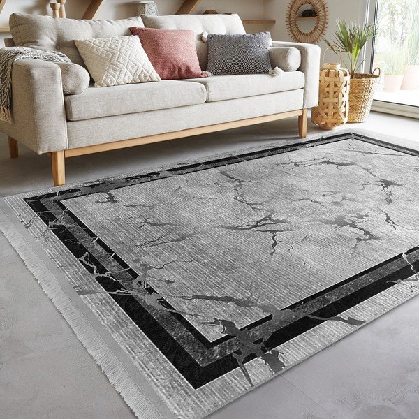 Sivý koberec behúň 80x200 cm – Mila Home-image-2