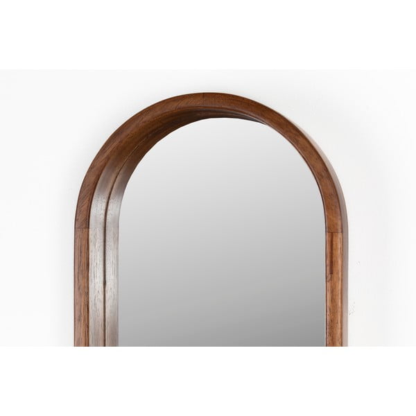 Nástenné zrkadlo s dreveným rámom 24x120 cm Nyko – White Label-image-3