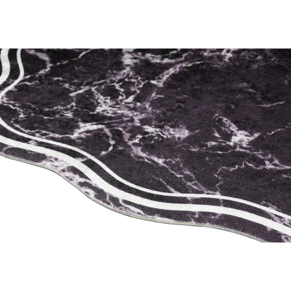 Čierny koberec behúň 200x80 cm - Vitaus-image-2