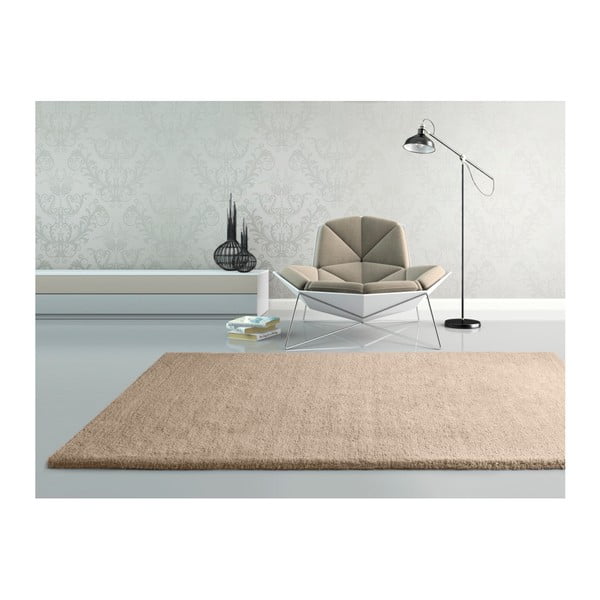 Béžový koberec Universal Shanghai Liso Beig, 60 × 110 cm-image-1
