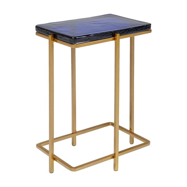Odkladací stolík v zlatej farbe Kare Design Lagoon, výška 50 cm-image-1