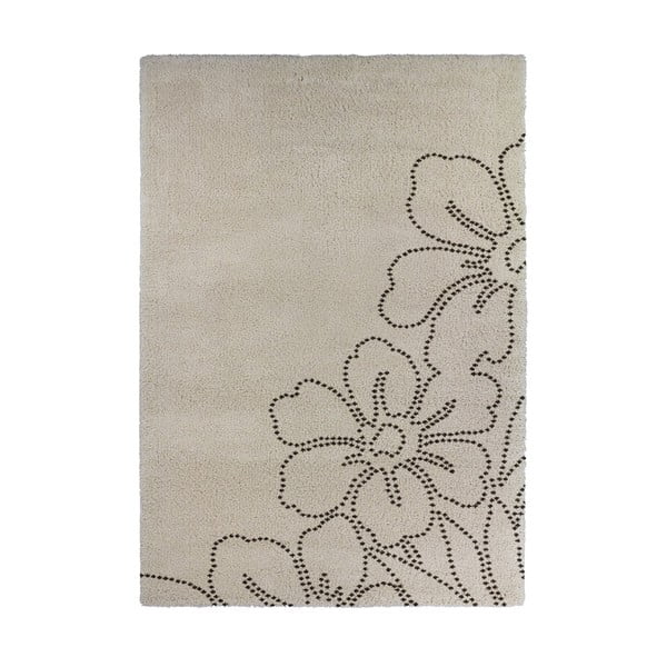 Béžový koberec Calista Rugs Venice Flower, 120 x 170 cm