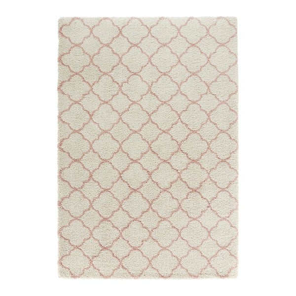 Krémovo-ružový koberec Mint Rugs Grace Creme Rose, 80 × 150 cm