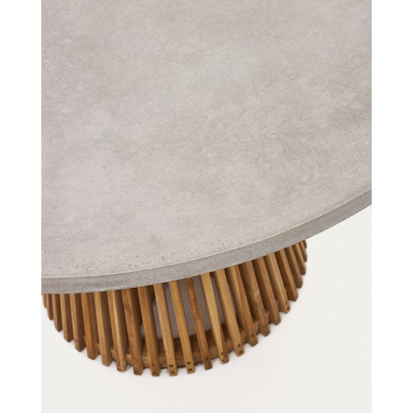 Okrúhly záhradný jedálenský stôl ø 120 cm Alcaufar – Kave Home-image-3