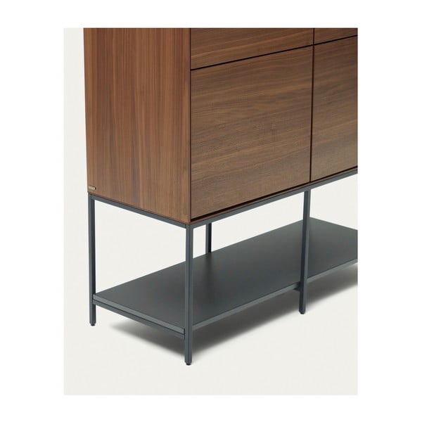 Skrinka v dekore orecha v prírodnej farbe 97,5x160 cm Vedrana – Kave Home-image-3