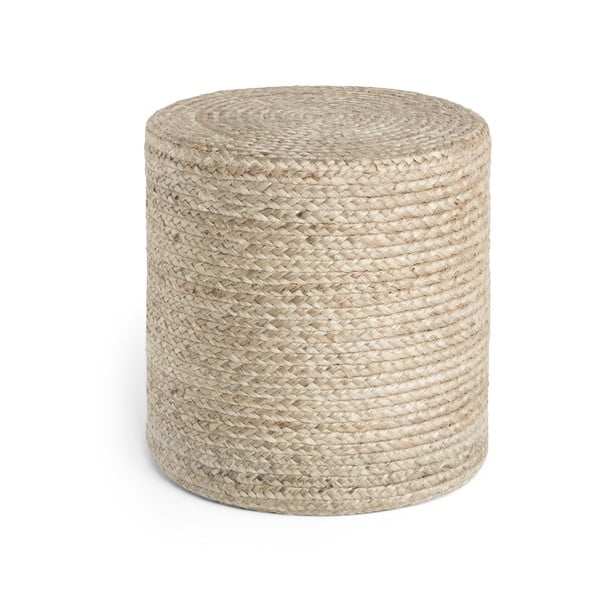 Sivobéžový taburet Jutta Greige – Hanse Home