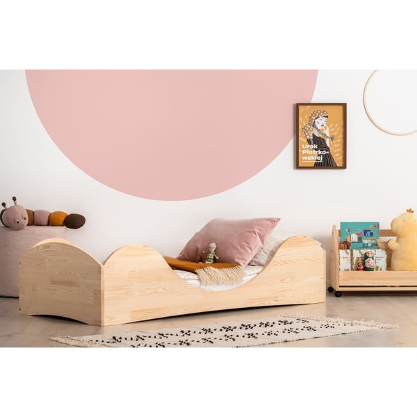 Detská posteľ z borovicového dreva Adeko Pepe Adel, 100 x 190 cm