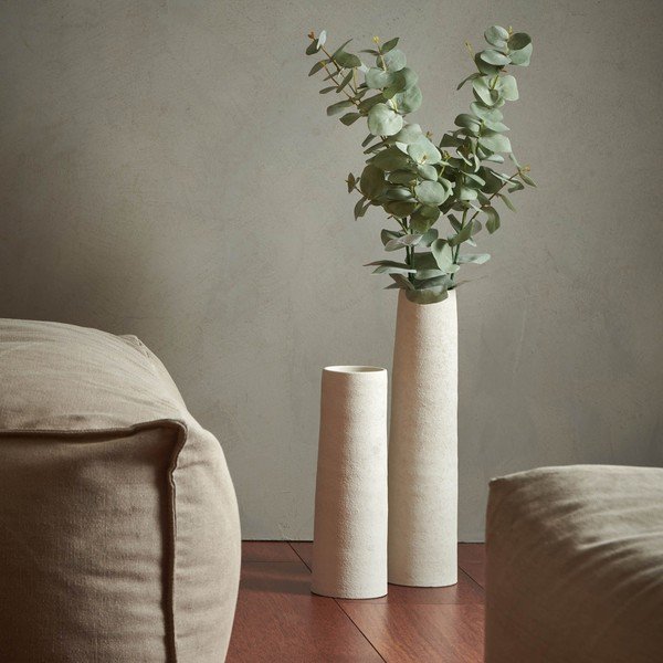 Biela keramická vysoká váza (výška  50 cm) Cone – S|P Collection-image-1
