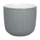 Sivý keramický kvetináč Green Gate Alice, ø 16 cm