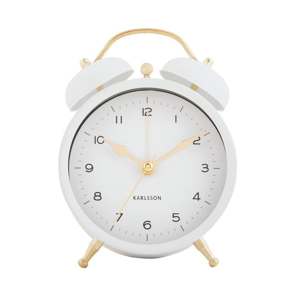 Budík ø 10 cm Classic Twin Bell – Karlsson