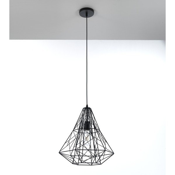 Čierne závesné svietidlo Tomasucci Diamond Black-image-3