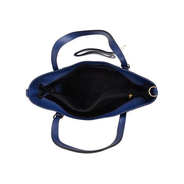 Modrá kožená kabelka Magnotti Bags Francesca-image-3