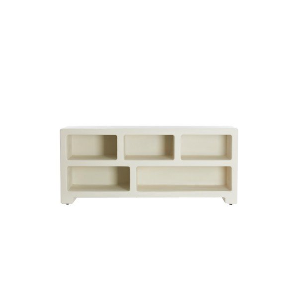 Krémovobiely regál 140x60x35 cm Nahua – Light & Living-image-2