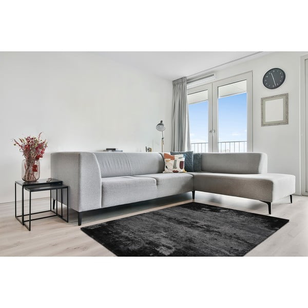 Tmavosivý vlnený koberec 200x300 cm Bran – Agnella-image-1