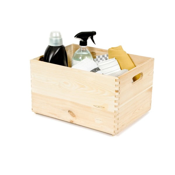 Úložný box z borovicového dreva Compactor Custom, 40 × 30 × 23 cm-image-2