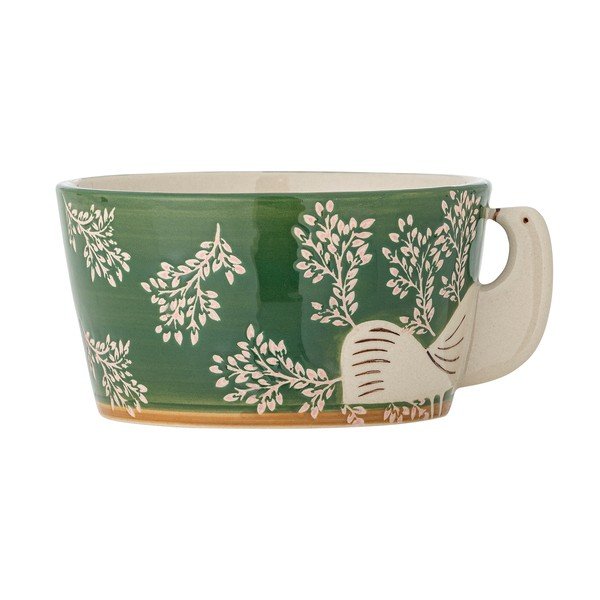 Zelená kameninová polievková miska 460 ml Hezha – Bloomingville-image-3