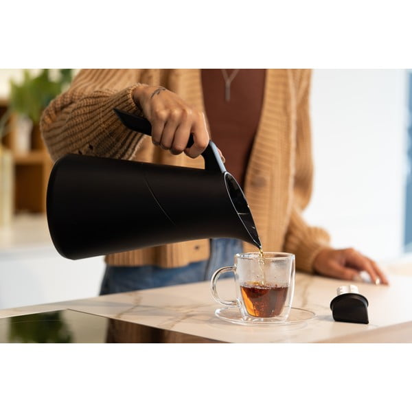 Čierna termoska 1 l Soho – Vialli Design-image-4