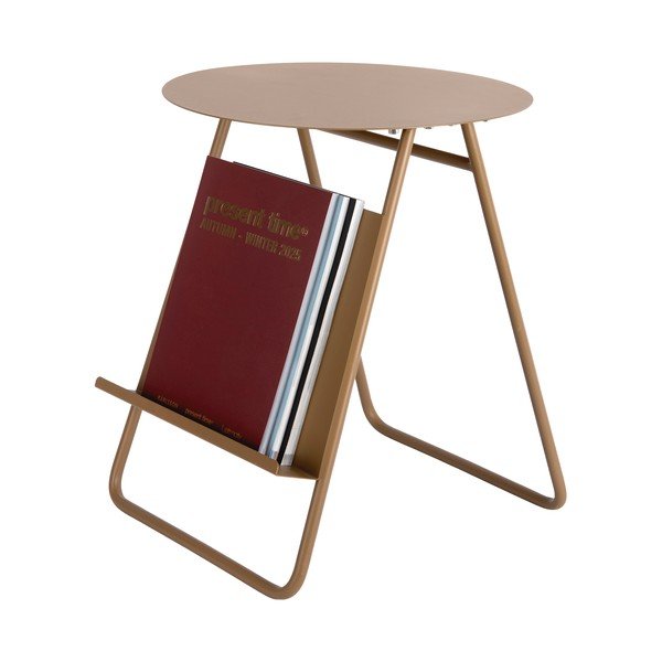 Kovový okrúhly odkladací stolík ø 40 cm Esencia – Leitmotiv-image-2