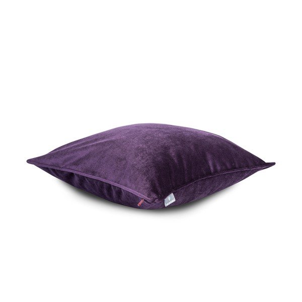 Tmavofialová obliečka na vankúš WeLoveBeds, 50 × 50 cm-image-2
