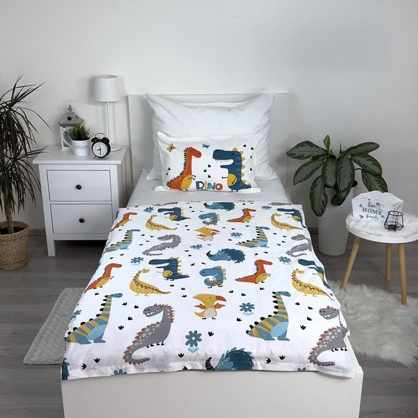 Bavlnené detské obliečky do postieľky 100x135 cm Dino World – Jerry Fabrics-image-2