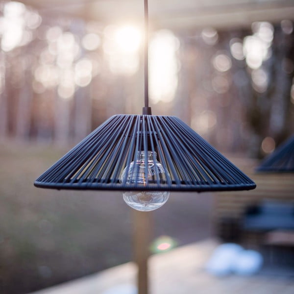 Čierne tienidlo ø 38 cm Vide – Star Trading-image-1