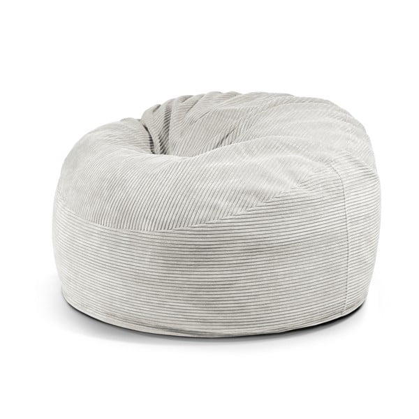 Krémový menčestrový sedací vak Om 110 – SLOWDOWN