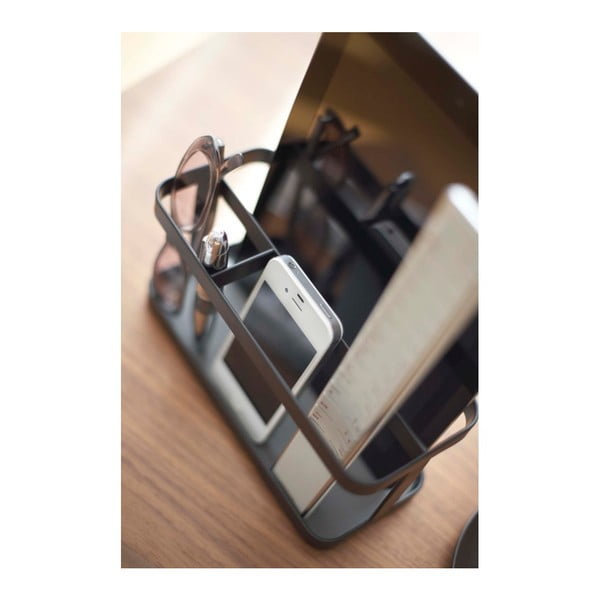 Čierny multifunkčný stojan YAMAZAKI Tower Rack-image-1