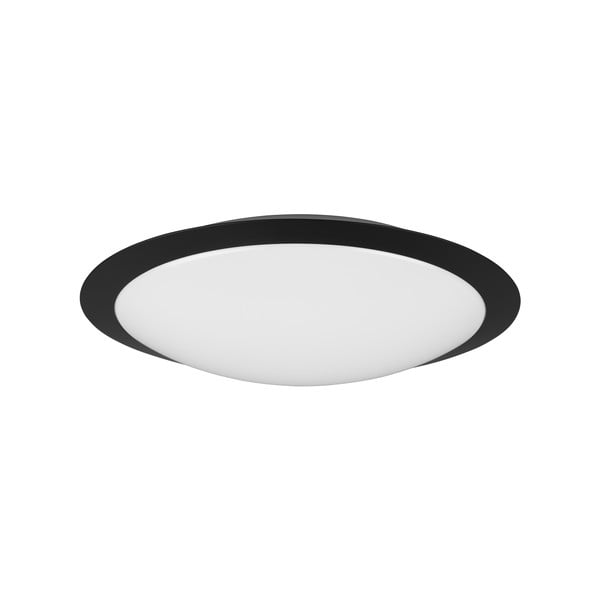 Matne čierne LED stropné svietidlo ø 42 cm Umberto - Trio-image-1