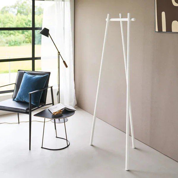 Biely kovový vešiak 43x153,5 cm Tower Tri-Post – YAMAZAKI-image-2