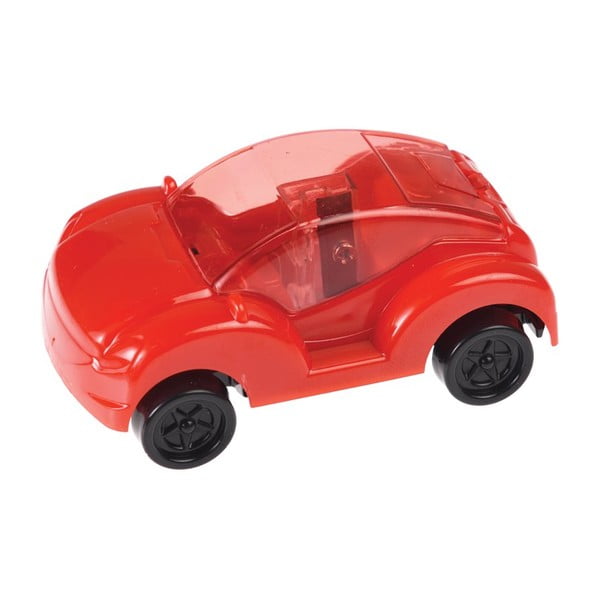 Červené orezávatko v tvare auta Rex London Supercar