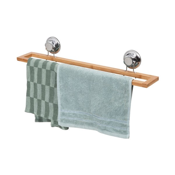 Bambusový nástenný držiak na uteráky Compactor Spa-image-3