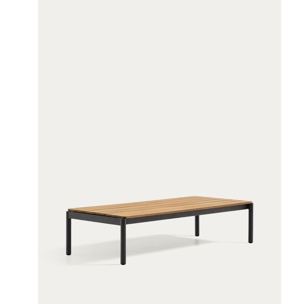 Záhradný konferenčný stolík z teakového dreva 63x149 cm Sorells – Kave Home-image-3