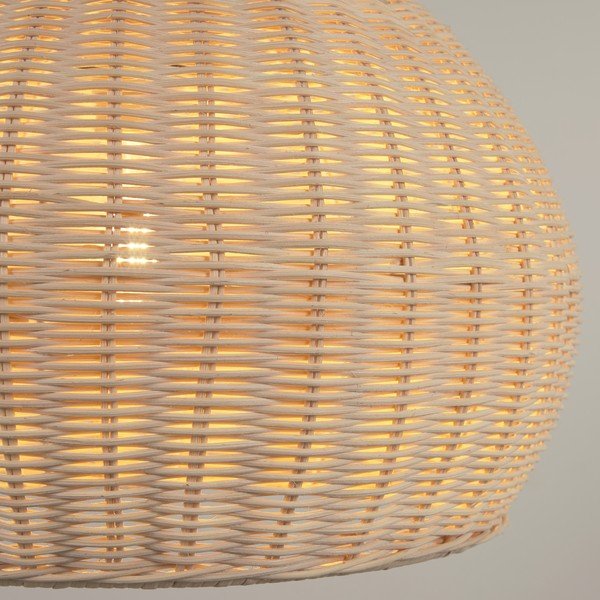 Ratanové tienidlo v prírodnej farbe ø 45 cm Deyarina - Kave Home-image-2