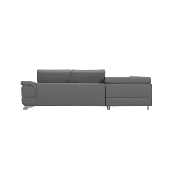 Sivá rozkladacia pohovka s úložným priestorom Windsor & Co Sofas Gamma, ľavá strana-image-3
