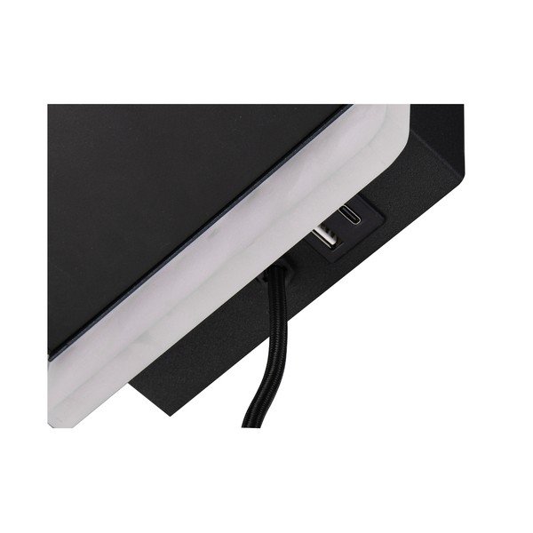 Matne čierne LED stmievateľné nástenné svietidlo Fairfield – Trio-image-3