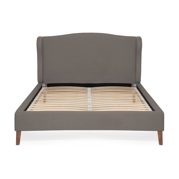 Sivá posteľ Vivonita Windsor Linen, 200 × 140 cm