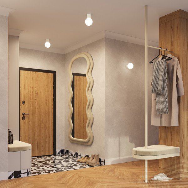 Krémové nástenné svietidlo ø 12 cm Orbital – Sollux-image-2