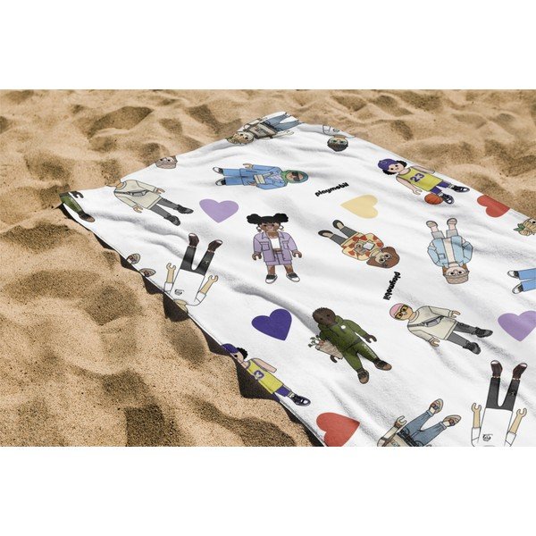 Froté bavlnená plážová osuška 75x140 cm Unique United – Playmobil-image-1