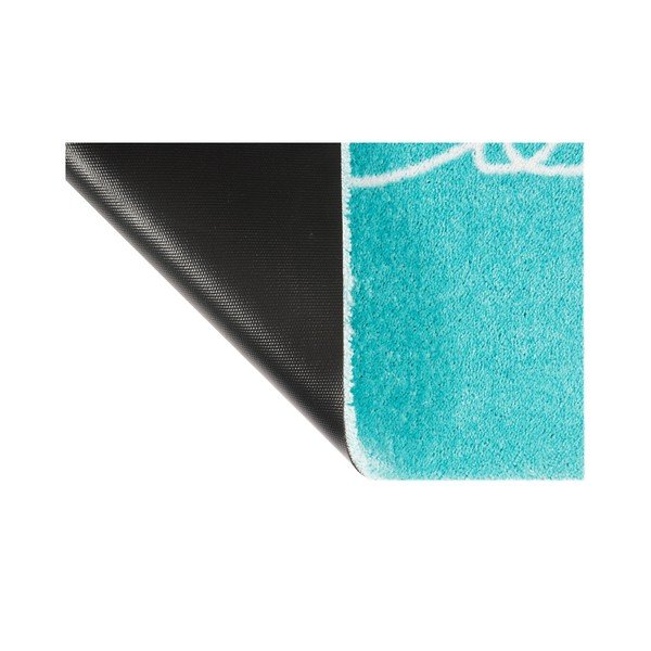 Modrá rohožka Mint Rugs StateMat Hello, 50 × 70 cm-image-1