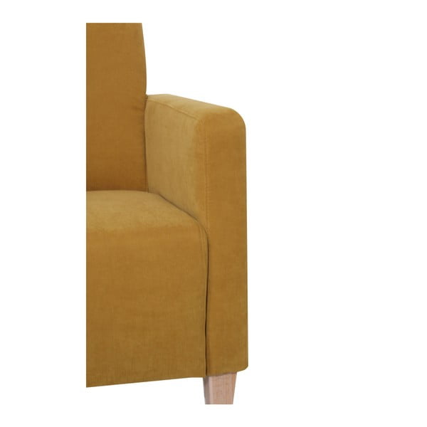 Žlté kreslo Max Winzer Milla Velor-image-3