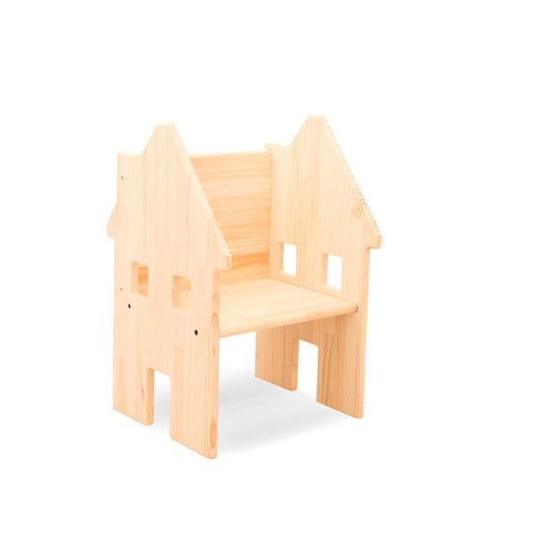 Detská stolička z masívnej borovice Little Nice Things HappyHouse