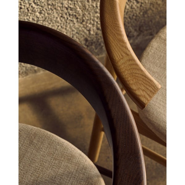 Béžová/v prírodnej farbe jedálenské stoličky Timons – Kave Home-image-3