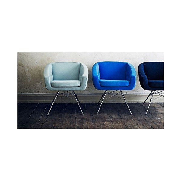 Svetlomodré kreslo Softline Aiko-image-4