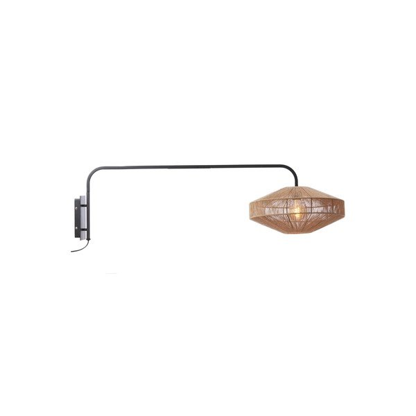 Kovové nástenné svietidlo do zásuvky v prírodnej farbe ø 43 cm Lyra – Light & Living-image-2